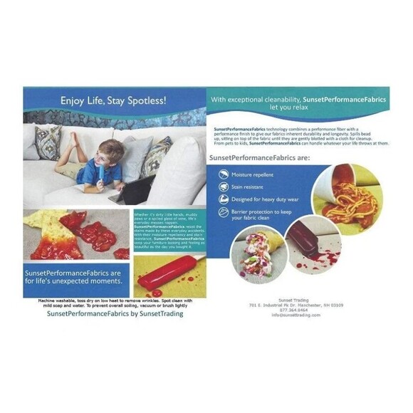 Sunset Trading Cloud Puff Slipcover - Corner Arm Chair, Performance Fabric - Picture 4 of 5